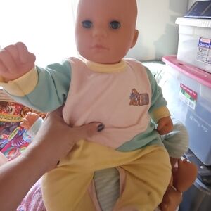 Adorable Baby Doll in Pastel Outfit Zapf Creation